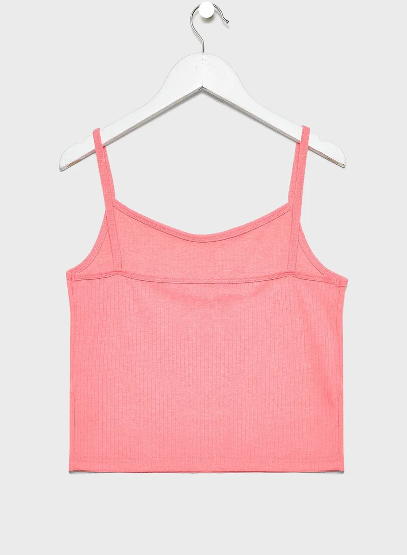 RIVER ISLAND Kids Embellished Crop Top