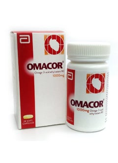 OMACOR Omacor Omega 3 100 mg, 28 Capsules 