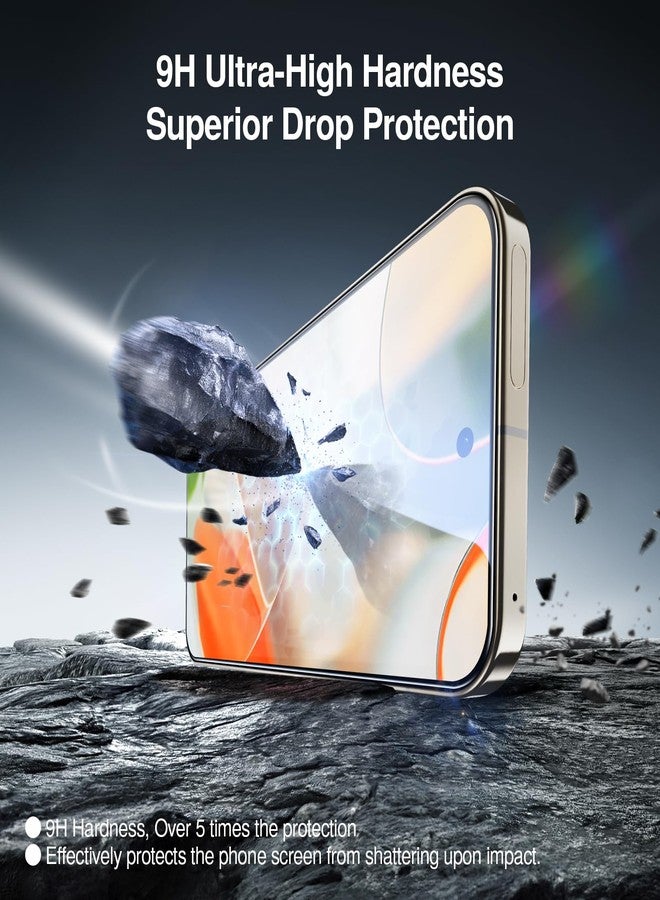 SMARTDEVIL [3+1 Pack Screen Protector For Google Pixel 9 Pro XL With Camera Lens Protector, FingerPrint Reader Compatible, Clear 9H Tempered Glass Film, Fast & Easy Installation, Alignment Frame - Image 3