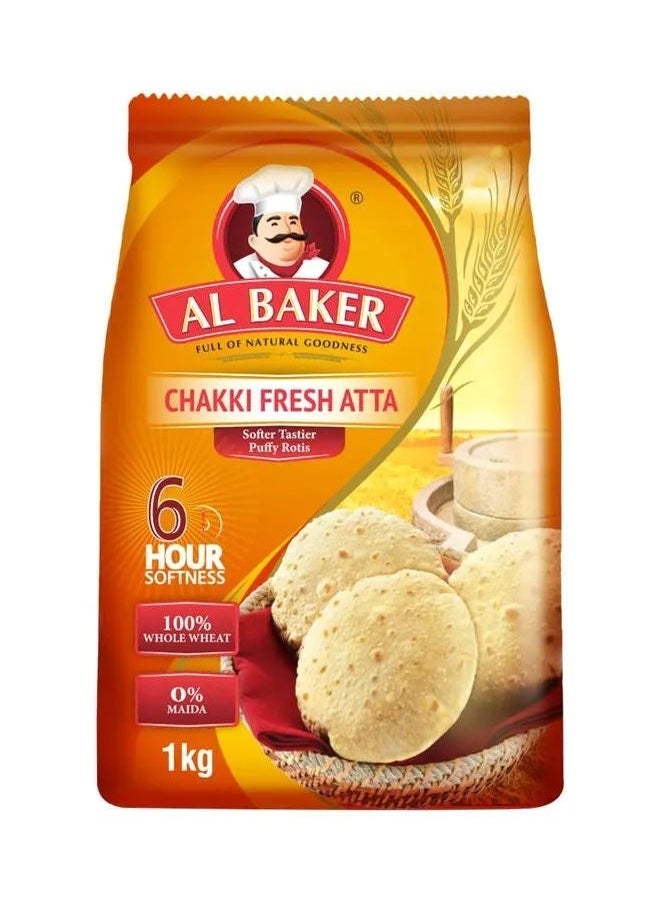 Al Baker Chakki Fresh Atta, 1KG 