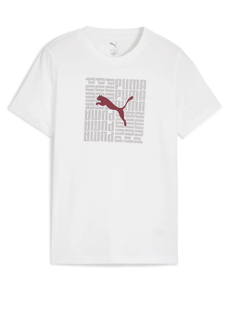 بوما Graphic Box Tee Youth