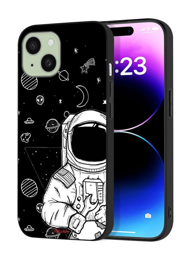 Tolwak Apple iPhone 15 Protective Case Cover Astronaut Art - Image 1