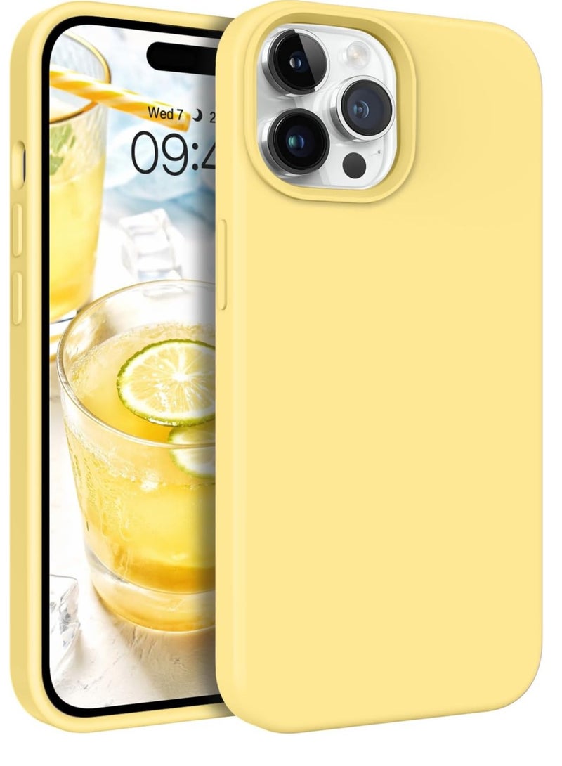 ELTRAZONE Silicone Protective Case Compatible with iPhone 14 Pro Max Soft Liquid Gel Rubber Cover Shockproof Bumper Anti-Scratch Anti-Fingerprint Anti-Drop Slim Cover for iPhone (for iPhone 14 Pro Max) - Image 2