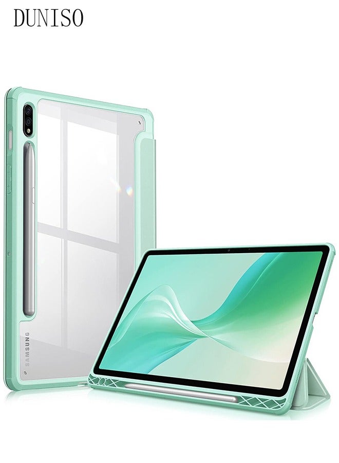 DUNISO Samsung Galaxy Tab S8 / S7 Case 11 Inch Multiple Angle Stand Cover with S Pen Holder Shockproof Case with Stand Auto Wake/Sleep for SM-X700/X706/T870/T875/T876  - Image 1