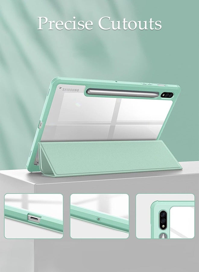 DUNISO Samsung Galaxy Tab S8 / S7 Case 11 Inch Multiple Angle Stand Cover with S Pen Holder Shockproof Case with Stand Auto Wake/Sleep for SM-X700/X706/T870/T875/T876  - Image 3