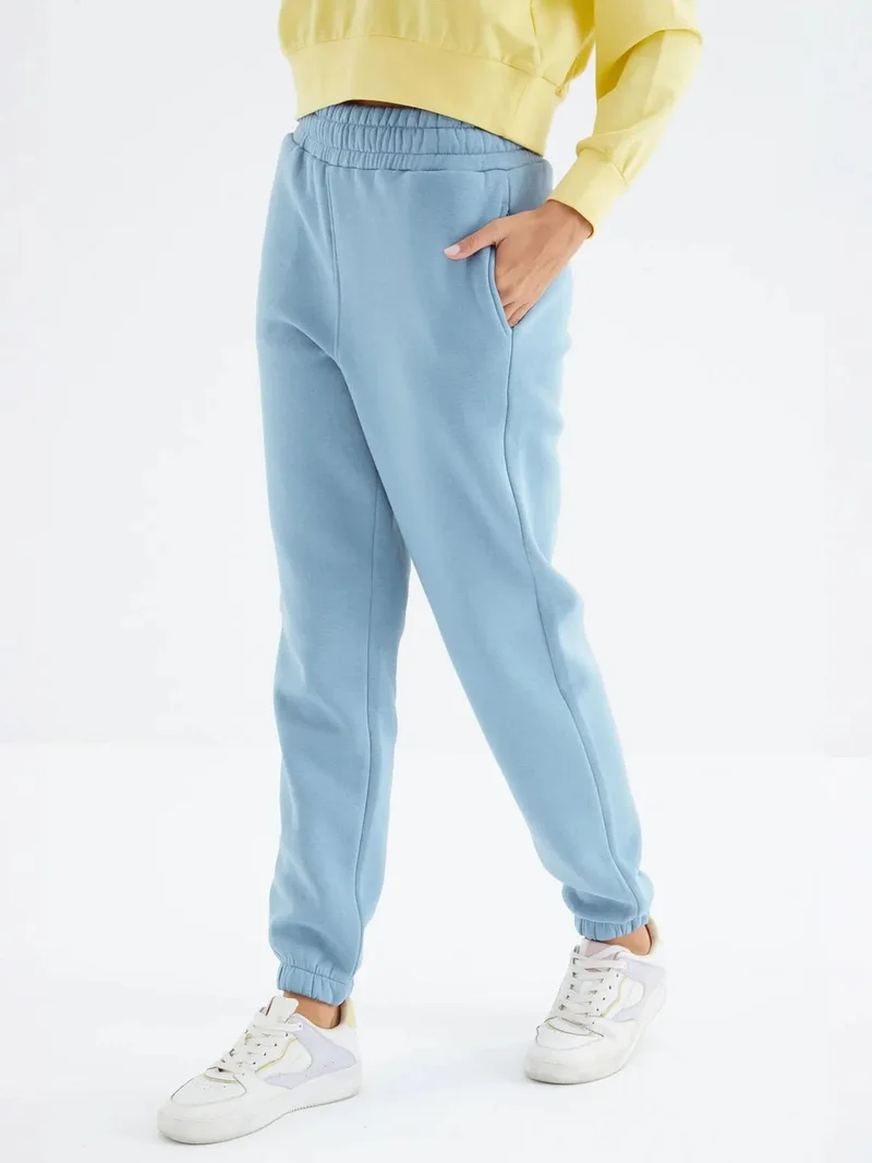 TOMMYLIFE TOMMY Women's High-Waist Fleece Jogger Sweatpants