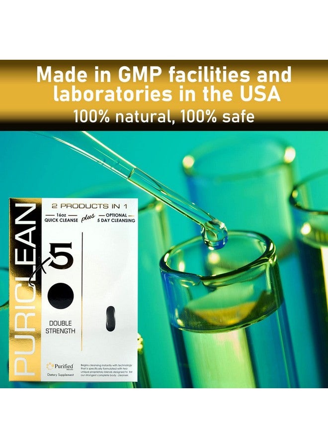 wellgenix Puriclean X5 Complete Body Cleanser 2 in 1 Detox - Double Strength Cleansing Support - 5-Day Detoxifying to Flush Out Toxins- 20 Capsules + 1 Fast Softgel (2 Pack) - Image 5