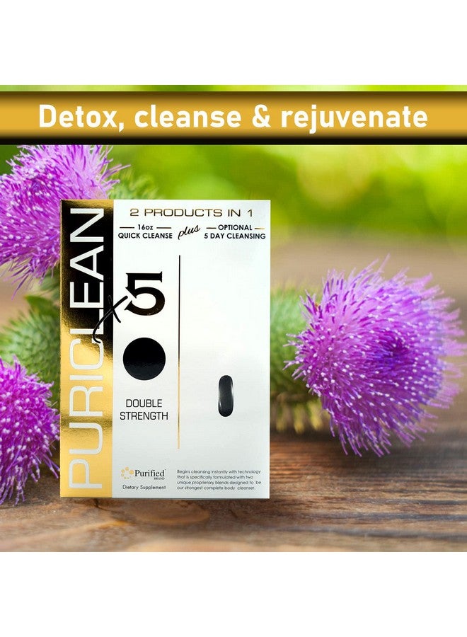 wellgenix Puriclean X5 Complete Body Cleanser 2 in 1 Detox - Double Strength Cleansing Support - 5-Day Detoxifying to Flush Out Toxins- 20 Capsules + 1 Fast Softgel (2 Pack) - Image 4