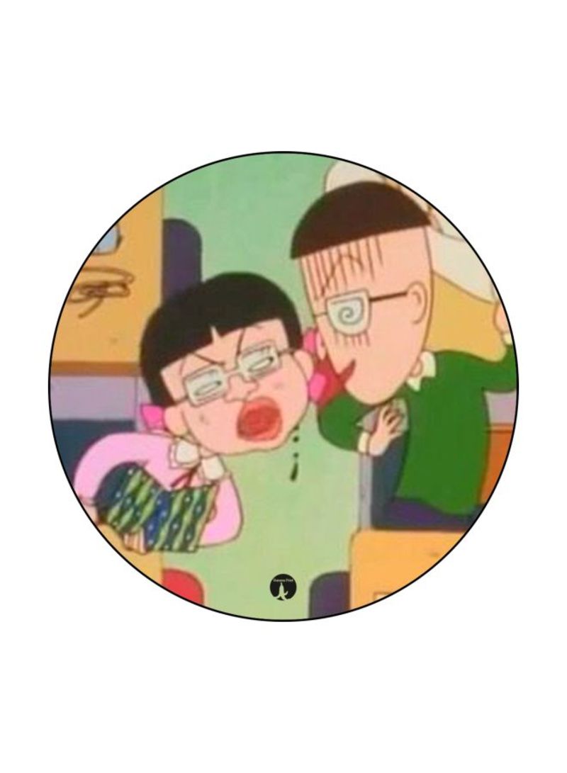 RKN The Anime Chibi Maruko Chan Theme Printed Fridge Magnet  Green/Black/k - Image 1