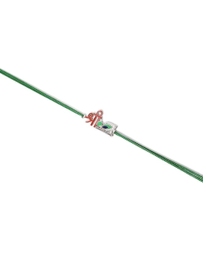 ISHIN Linked Thread Rakhi with Smooth Finish