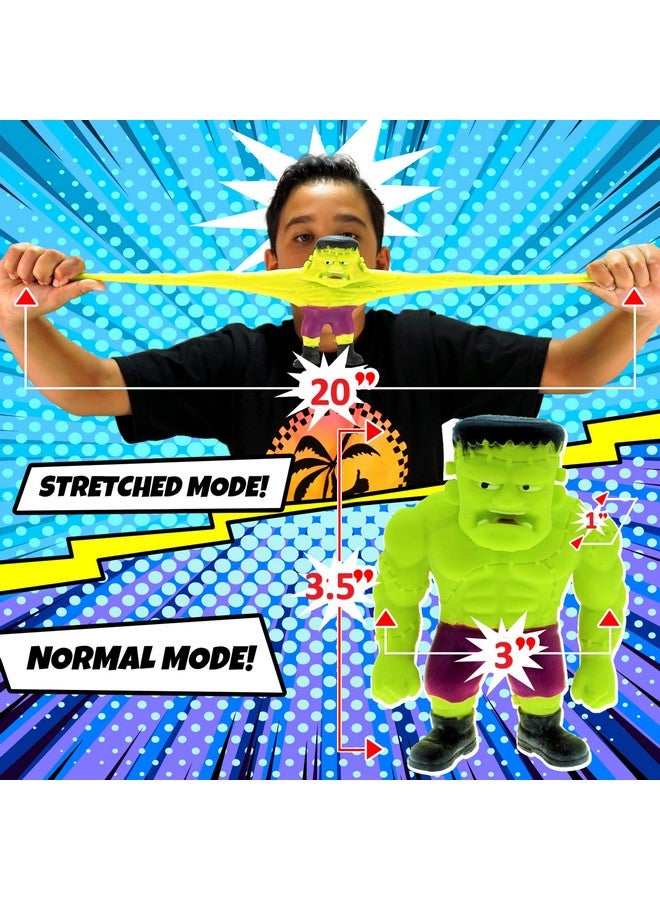 Ja-Ru Stretchy Monster Toy 3.5 Tall (1 Monsters Assorted) Halloween Action Figures Squish Pull Fidget Toy Stretching 400% His Size Anxiety Calming Stress Toy For Kid & Boy Toys Party Favor 43031S - Image 5
