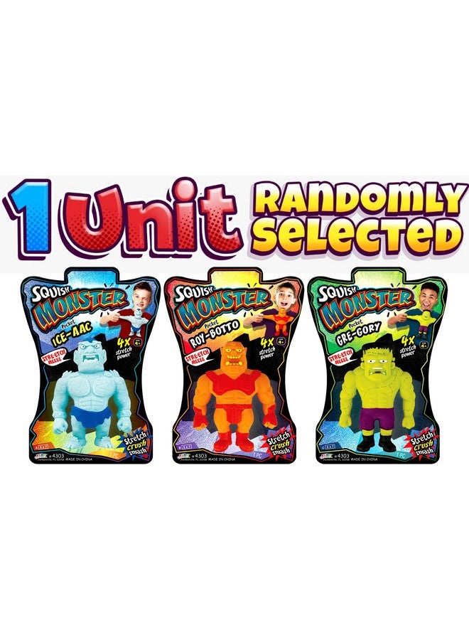Ja-Ru Stretchy Monster Toy 3.5 Tall (1 Monsters Assorted) Halloween Action Figures Squish Pull Fidget Toy Stretching 400% His Size Anxiety Calming Stress Toy For Kid & Boy Toys Party Favor 43031S - Image 2