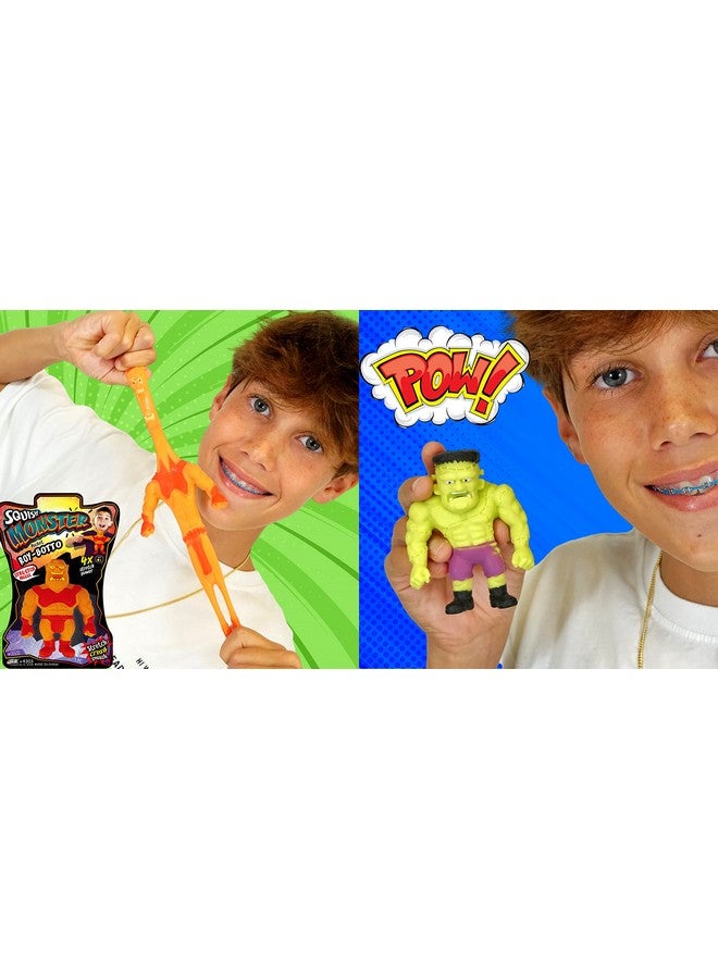 Ja-Ru Stretchy Monster Toy 3.5 Tall (1 Monsters Assorted) Halloween Action Figures Squish Pull Fidget Toy Stretching 400% His Size Anxiety Calming Stress Toy For Kid & Boy Toys Party Favor 43031S - Image 3
