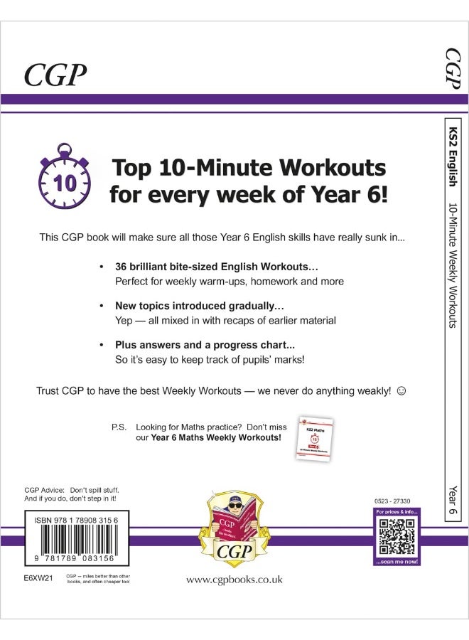 KS2 English 10-Minute Weekly Workouts - Year 6 - Image 2