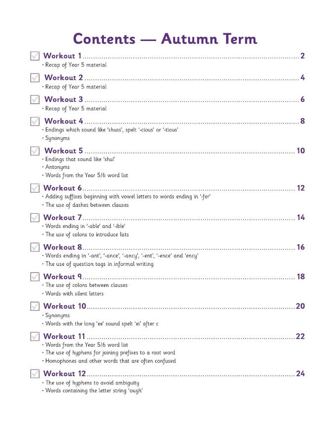 KS2 English 10-Minute Weekly Workouts - Year 6 - Image 3