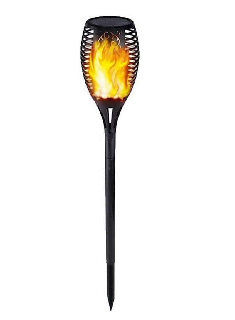 Y&D Solar Lights Outdoor Waterproof Security Flickering Dancing Flame Landscape Lighting Dusk to Dawn Auto On Off for Garden Patio Deck Yard Driveway (1PCS) - Image 2