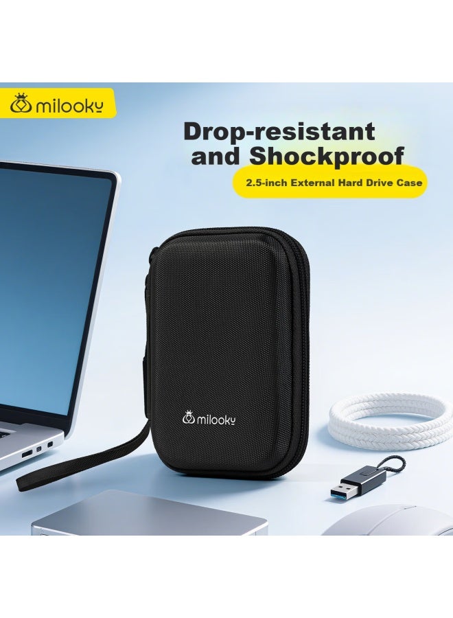 Diyi Workshop 2.5 Inch Portable Ssd Protective Case Compatible With Western Digital, Seagate, Toshiba, Newman, Kesu Mechanical Hard Drives, Usb Drives, Data Cables, Digital Accessories Hard Shell Stor - Image 1