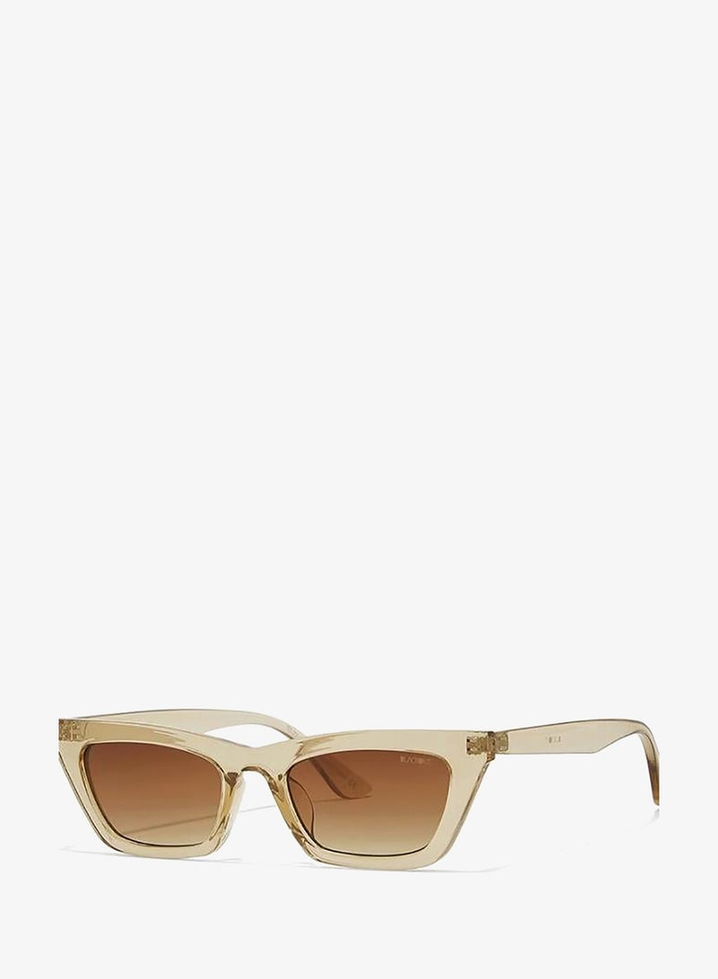 BlackOut BARE,Women Sunglasses, Cat Eye Sunglasses, UV Protection: UV400 (Beige,Brown) - Image 2