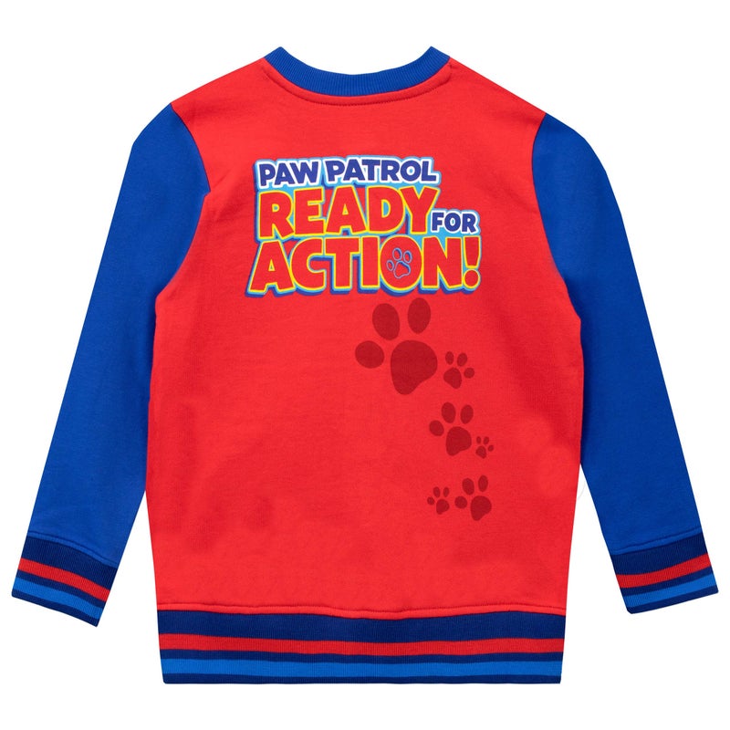 Paw Patrol Jacket | Jackets for Boys | Chase Rubble Marshall | Kids Zip Up Sweater Size 4 Red - Image 3