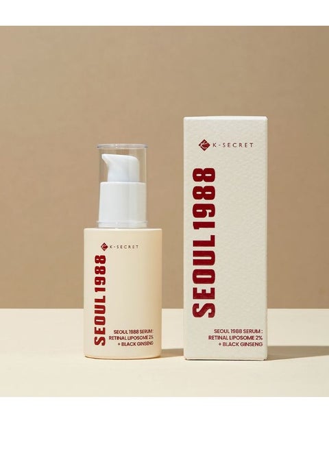 KSECRET SEOUL 1988 Serum : Retinal Liposome 2% + Black Ginseng |30ml