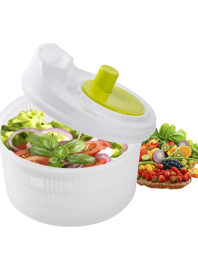 Festive Gallery Fruits and Vegetables Dryer, Dry Off Drain Lettuce with Ease for Tastier Salads Hollow Basket, Hand-Cranked Vegetable Dehydrator Kitchen Washing Drying - Image 4
