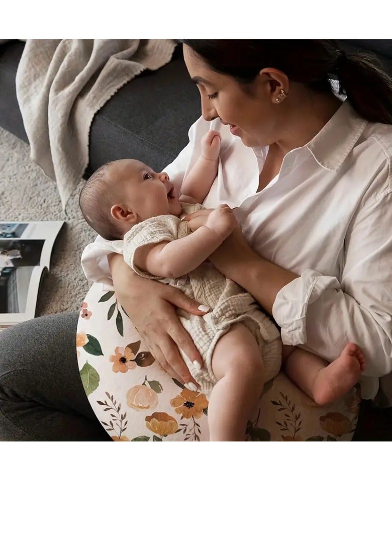 غطاء وسادة رضاعة متعدد الوظائف مكون من قطعة واحدة للأمهات على شكل حرف C مناسب لحديثي الولادة والرضع والأطفال الصغار - Image 4