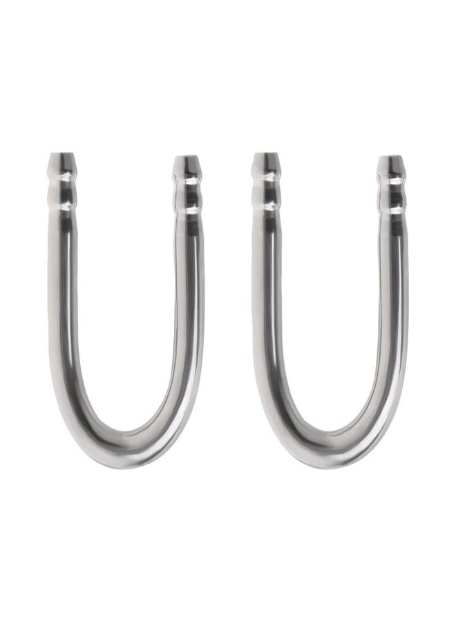 ccHuDE 2 Pcs Stainless Steel Aquarium U Shape Tubes Fish Tank CO2 Diffuser Tubes Aquarium Air Pump Connectors for Aquarium Connecting Air Line - Image 1