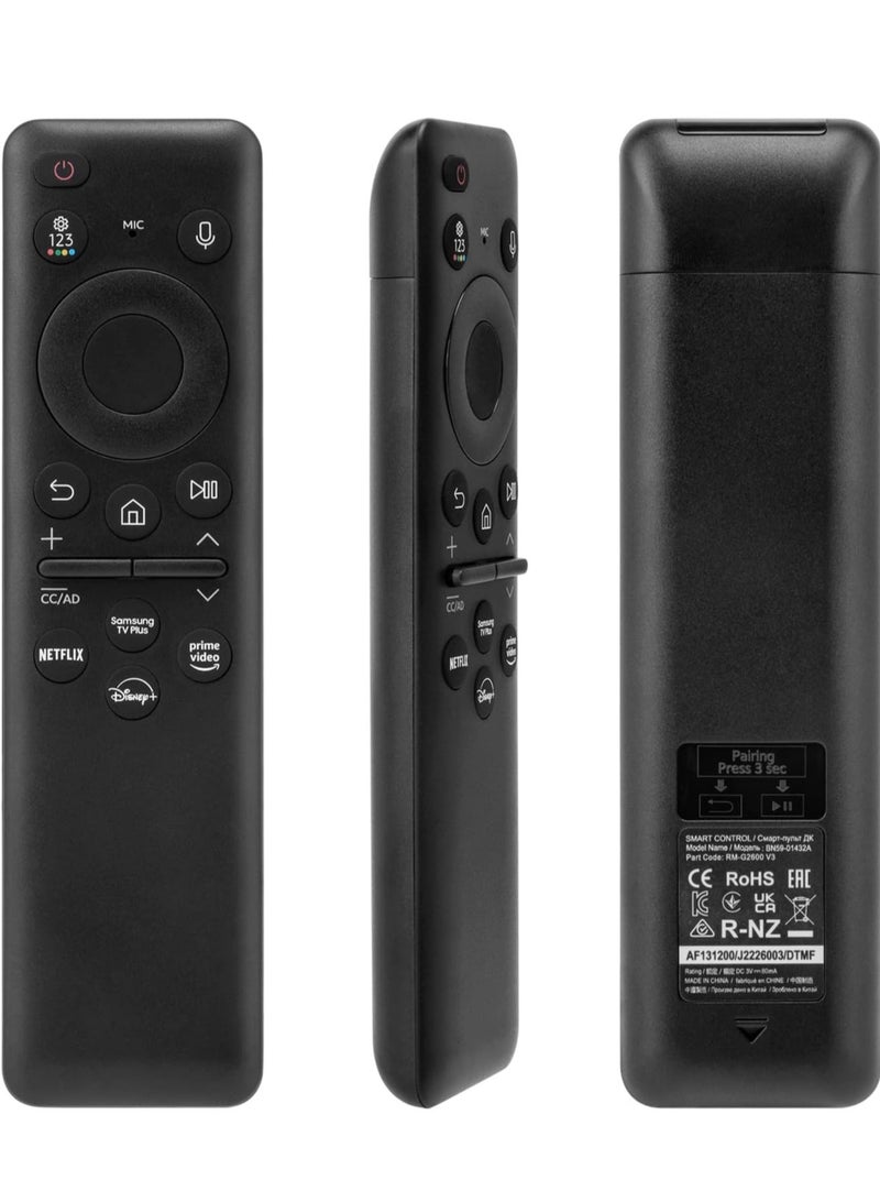 New Voice Remote Control for Samsung BN59-01432A – Designed for 2023 Neo QLED 8K HDR Smart TVs, offering seamless voice control and easy navigation. - Image 2