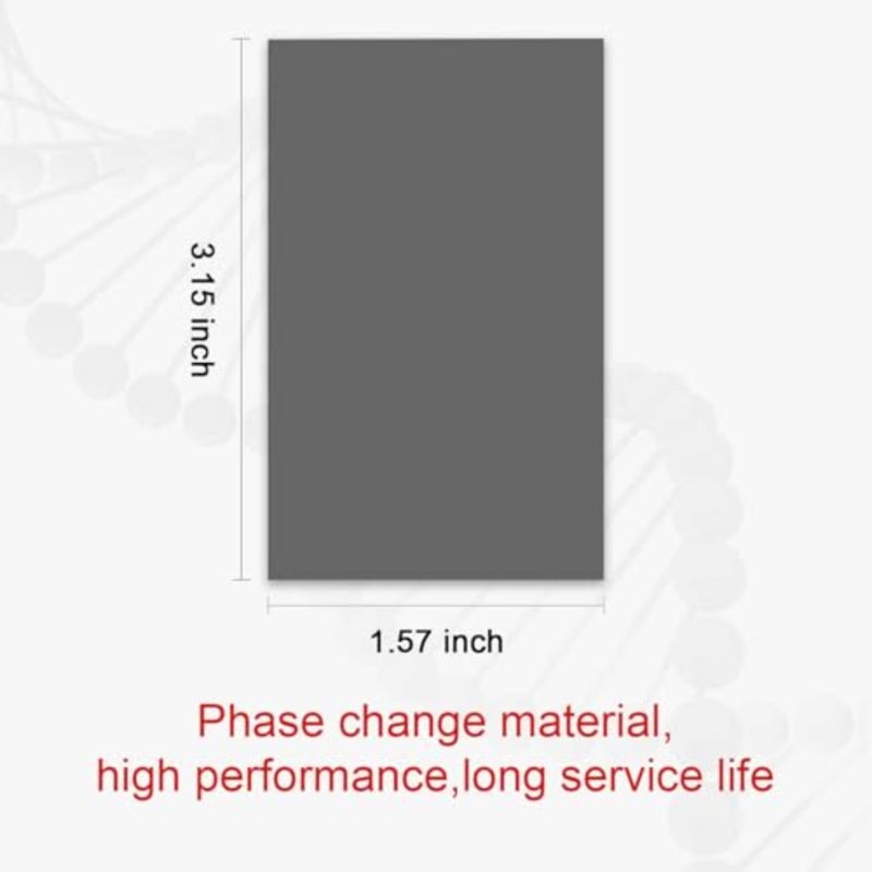 Phase Change Sheet Thermal Conductive PTM7950, 40x80x0.2mm, 8.5W/mK CPU Silicone Grease Thermal Pad for Laptop, GPU, Game Machine 40x80mm - Image 2