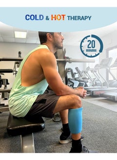 Comfytemp Elbow & Knee Ice Pack Wrap For Injuries, Compression Sleeve For Knees Replacement Surgery, Reusable Gel Hot Cold Pack Recovery For Knee, Elbow, Ankle, Arm, Calf, Leg, Wrist, Fsa Hsa Eligible  - Image 2