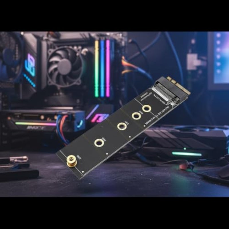 لاسلكي لـ M.2 A/E لفتحة المفاتيح إلى M.2 لـ M لمفتاح WiFi ومحول متوافق مع بلوتوث لـ NVMe PCI لبطاقة Express M.2 Nvme Ssd M2 Key A-E إلى M2 NVME محول بطاقة المحول - Image 3