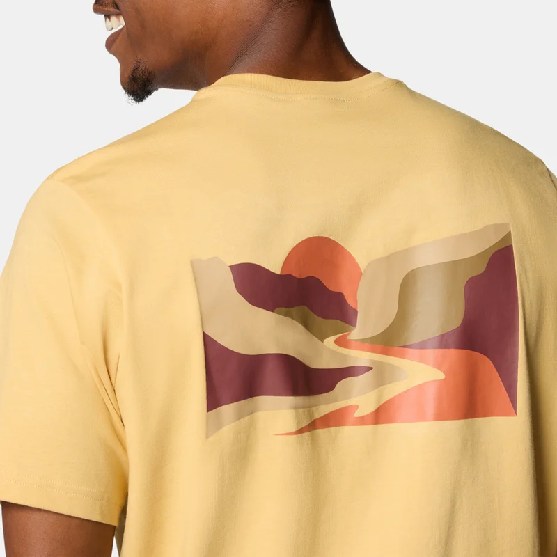 Columbia Yellow Men's Explorers Canyon T-Shirt for Men | Best Price UAE