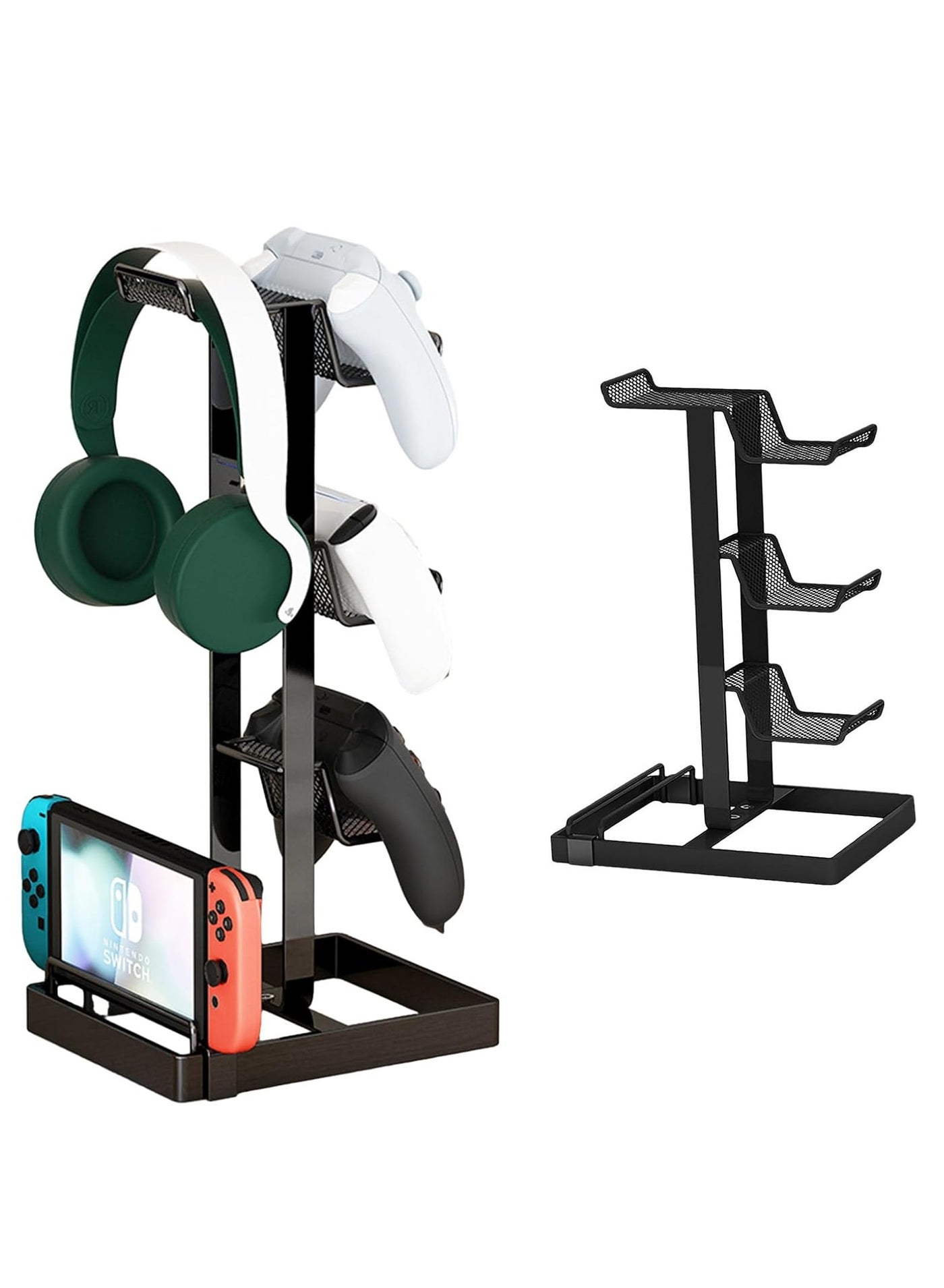 Cool Baby COOLBABY Elevated Version Metal Gamepad Holder Stand Compatible Headphones with PS5/PS4/Xbox ONE/S/X Series Game Console Controller Gaming Handle Bracket
