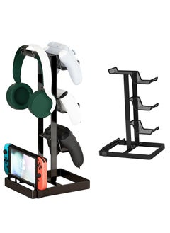 COOLBABY Elevated Version Metal Gamepad Holder Stand Compatible Headphones with PS5/PS4/Xbox ONE/S/X Series Game Console Controller Gaming Handle Bracket
