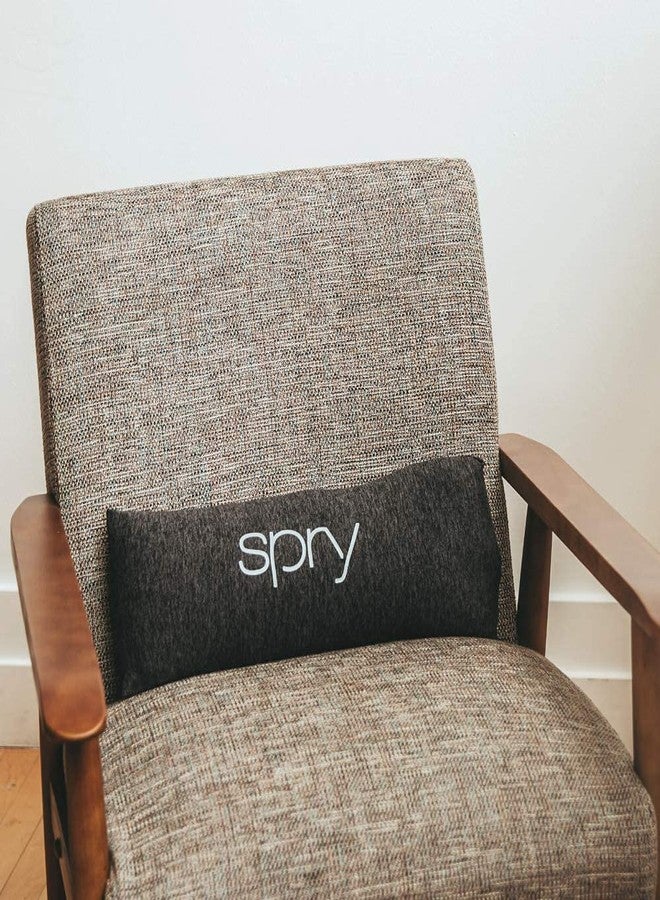 Spry Recovery Pillow - Supportive Neck, Back, Lumbar, Spine Contouring Pillow Great for Work, Office, Couch & More Adaptive Flo-Form Technology (Gray) - Image 5