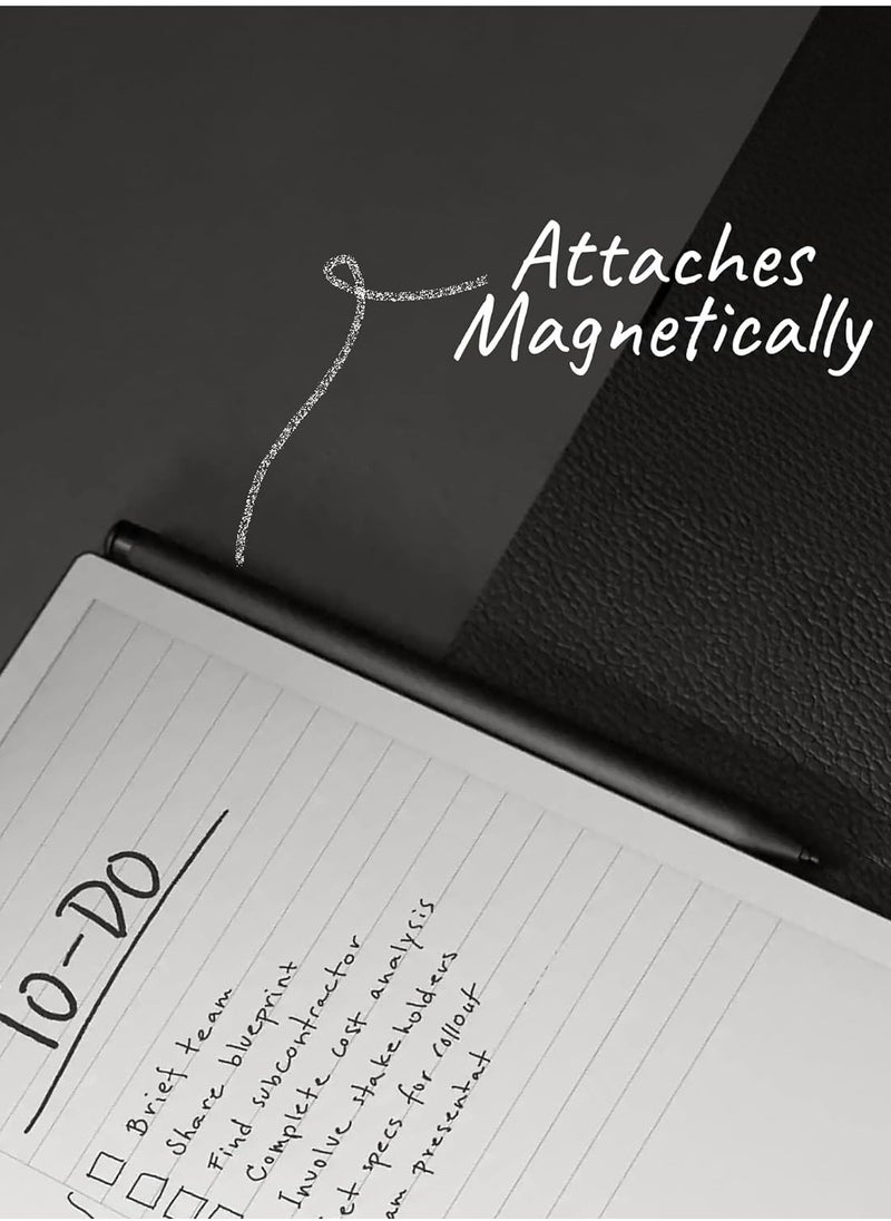reMarkable Marker Plus with Built-in Eraser for reMarkable Paper Pro - Warm Black