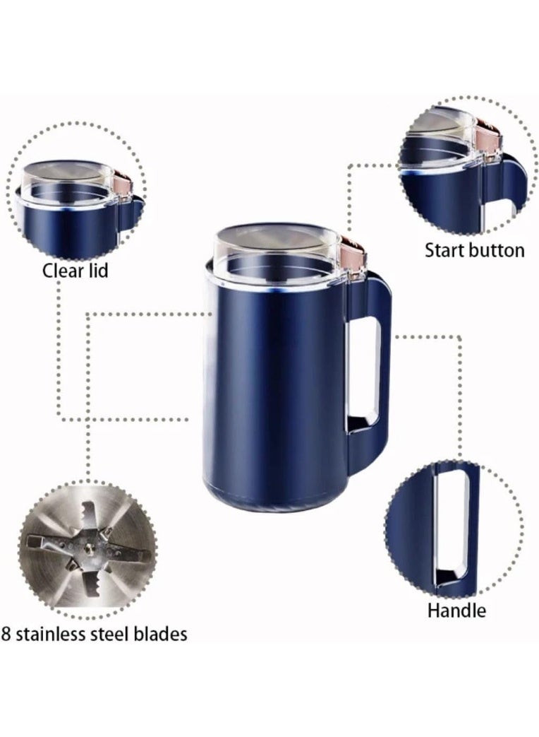 مطحنة حبوب قهوة و توابل كهربائية متعددة الوظائف، مطحنة قهوة مع سكين ضرب من الفولاذ المقاوم للصدأ وغطاء شفاف، سعة 600 مل لحبوب القهوة والمكسرات والتوابل والحبوب والأعشاب - Image 5