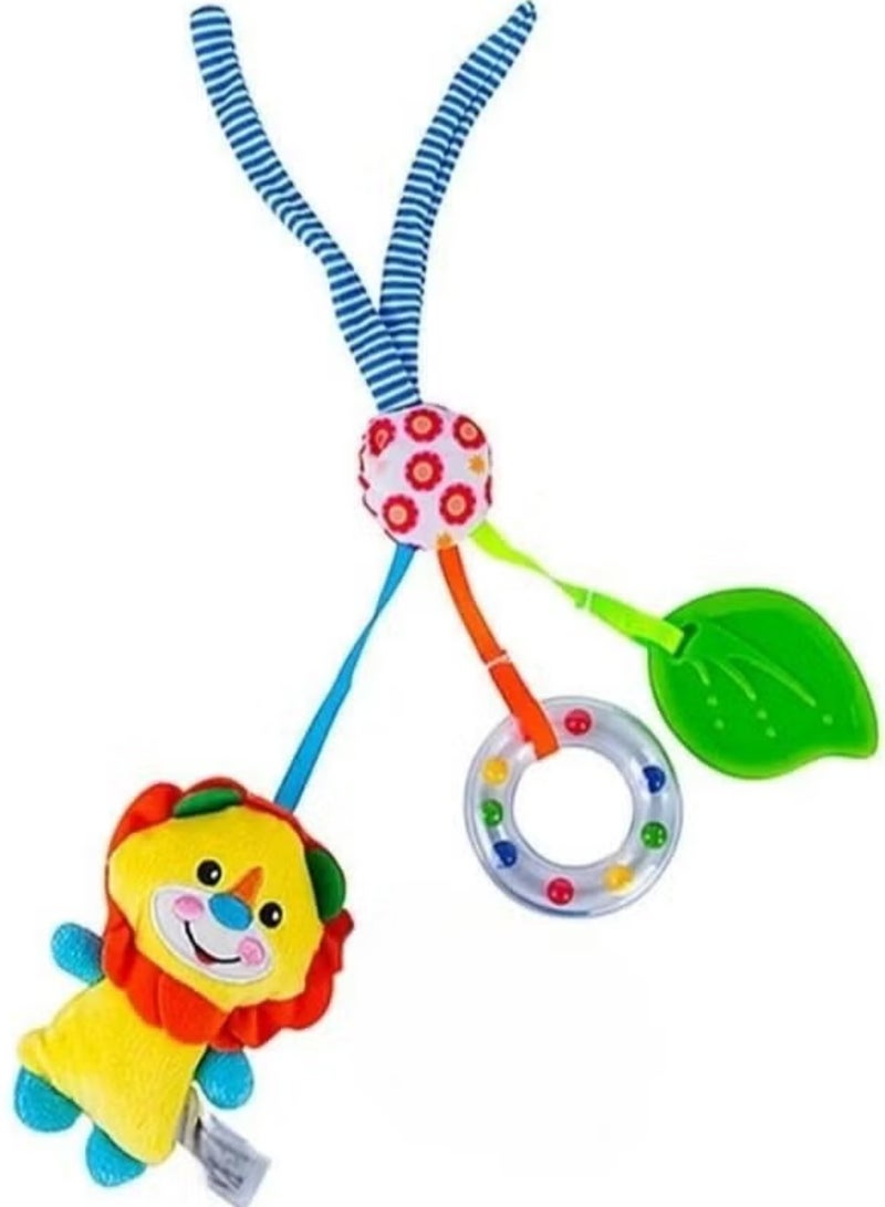 Crib Hanging Musical Lion Toy,Newborn Sleep Toy,Infants Тоуs Mobile Stroller Baby Тоу Bed Wind Chimes Rattles Clip Baby Carriage Crib Stroller Hanging Baby Тоуs 0-12 Months Gift  - Image 1