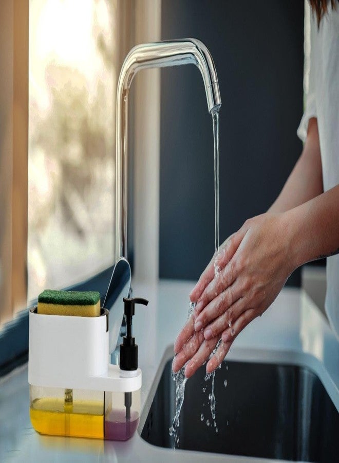 SQUICKLE Multipurpose Reusable Liquid Bottle - Modern Detachable Soap Dispenser for Shampoo, Conditioner, Shower Gel, Hand Wash (Pack of 1) (3 in 1) - Image 3