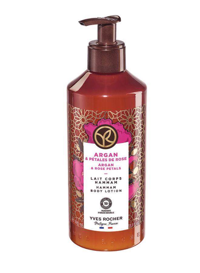 Yves Rocher BODY LOTION ARGAN AND ROSE PETALS 390ML - Image 1