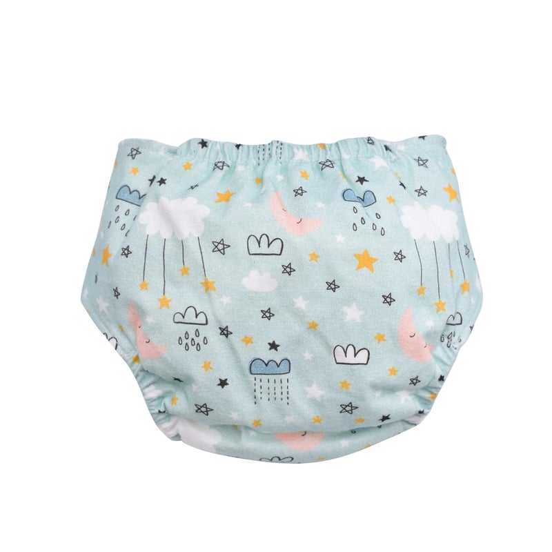 CuddleCare Duo Cloth Diaper for babies For 0-5 months Daiper/Nappy For New Born Babies,Cotton PUL,quick dry thin pads last for 3 hrs Reusable/adjustable/MoonPie - Image 2