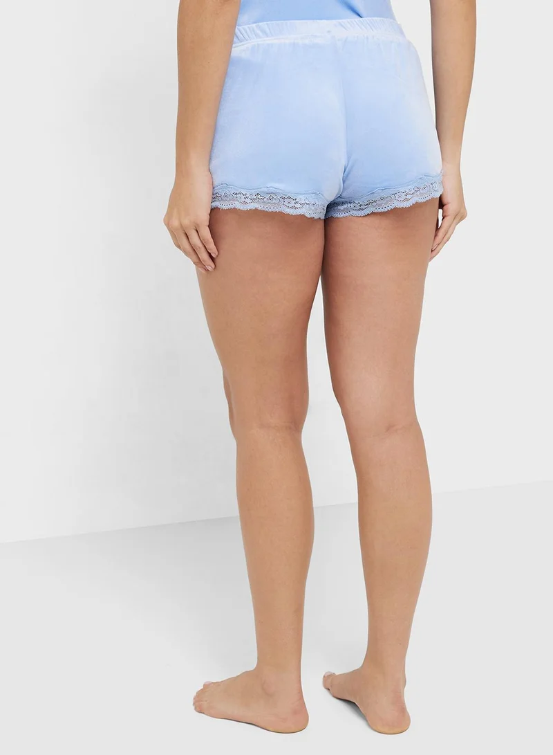 hunkemoller Lace Detail Cami Top and Shorts