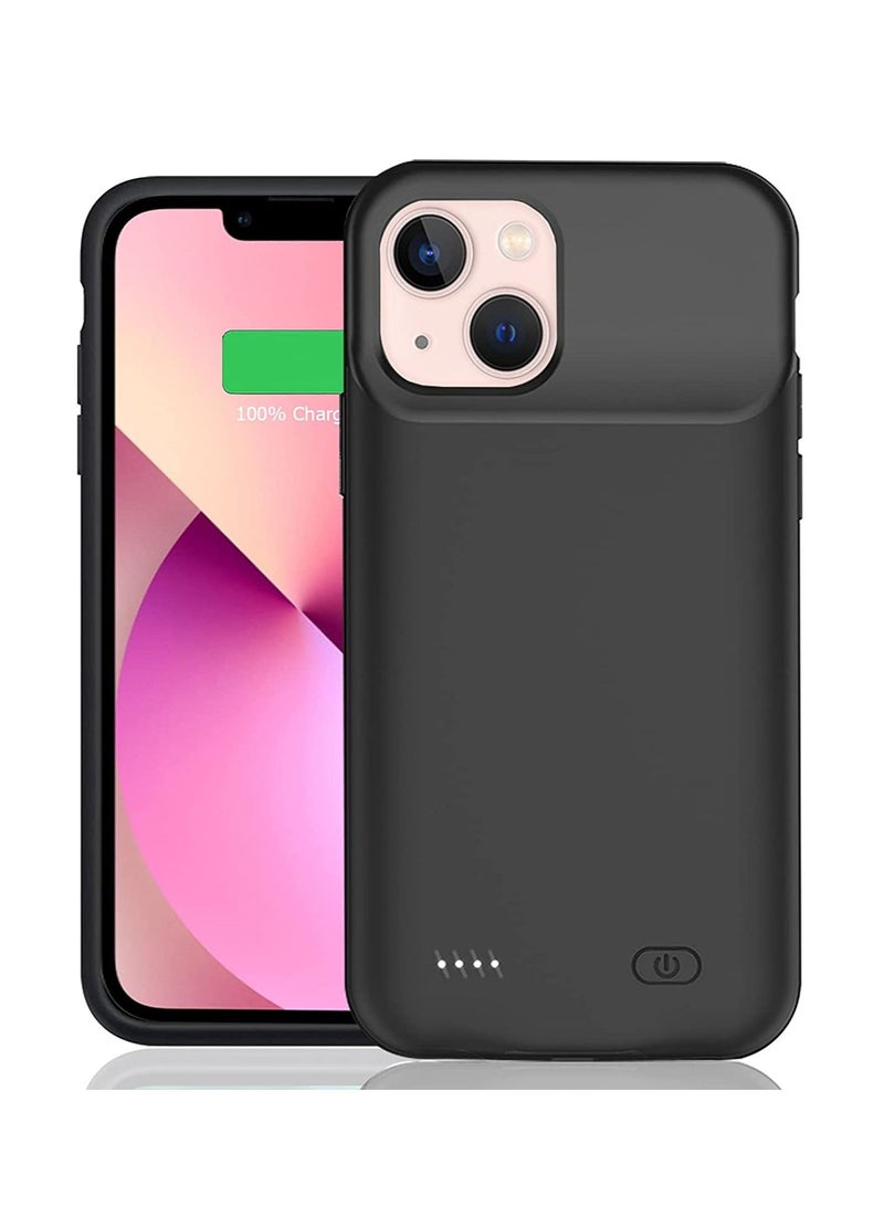 5000mAh Smart Rechargeable Portable Protective Charging Case Extended Battery Backup Pack Compatible with iPhone 13 - Image 1