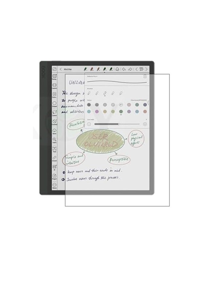 general 2Pcs Matte Screen Protector Compatible with Onyx Boox Tab Ultra C Pro 10.3 inch Tablet Light Anti Glare Paper Texture Feeling Matte Film For Boox Tab Ultra C Pro - Image 3