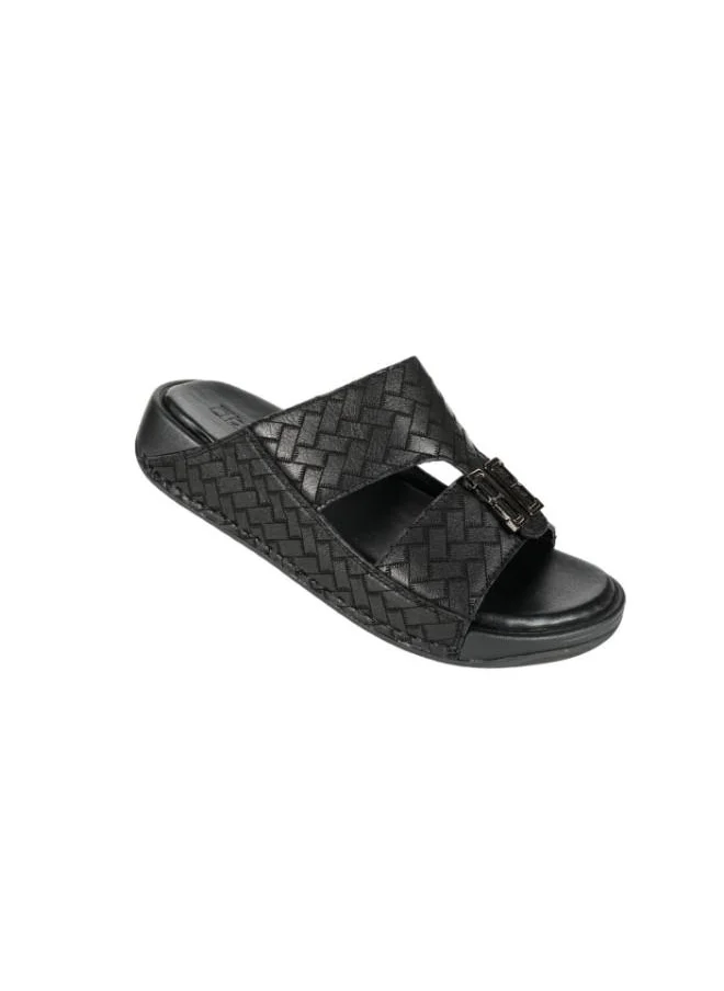 بارجيل أونو 008-3474 Barjeel Mens Casual Sandals 2368-1 Black