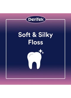 Dentek DenTek Comfort Clean Sensitive Gums Floss Picks, Soft & Silky Ribbon, 150 Count, 3 Pack  - Image 3