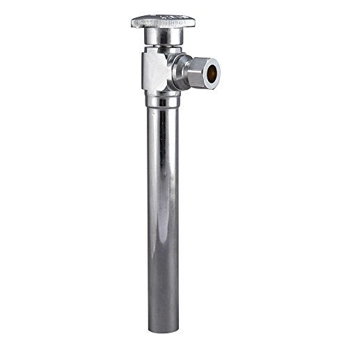 Keeney Brass 1/2-in Copper Sweat x 3/8-in Compression Quarter Turn Angle Valve With 5" Extension - Image 5