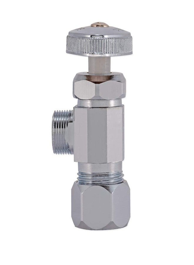 Eastman Multi-Turn Angle Stop Valve with Nut and Sleeve, 3/8 Inch OD x 5/8 Inch OD, Chrome Plate, 48290LF - Image 4