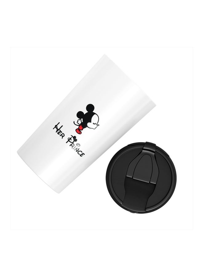 LIT Mickey Mouse Princess Printed Tumbler With Lid White/Red/Black - Image 2