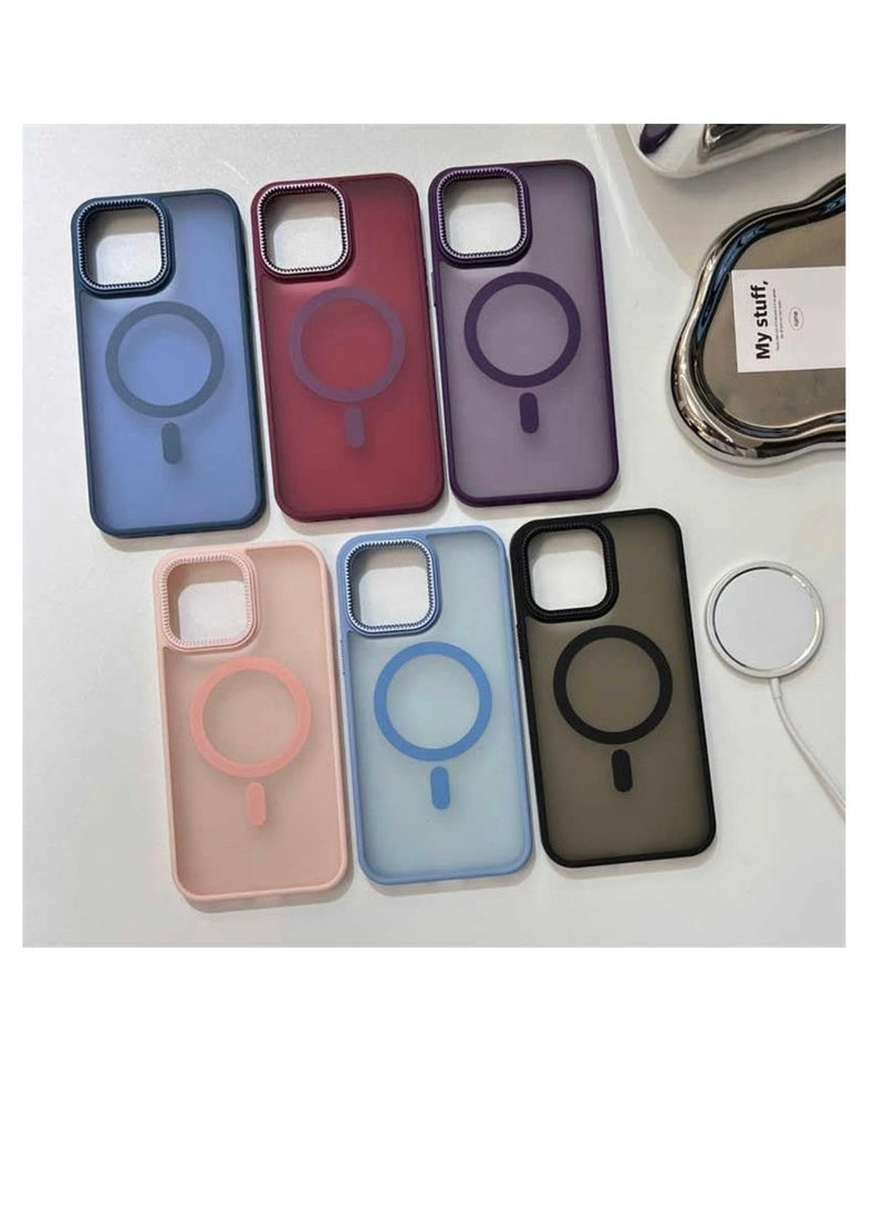 Case for Oppo Reno 13F /Case Magnetic Translucent Matte Phone Cases [Compatible with MagSafe] Thin Slim Fit Shockproof Bumper Hard Protective Cover for Women Men Girls. - Image 4